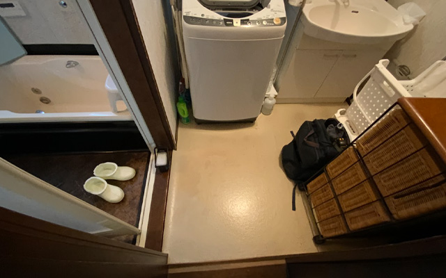 工事前の脱衣室